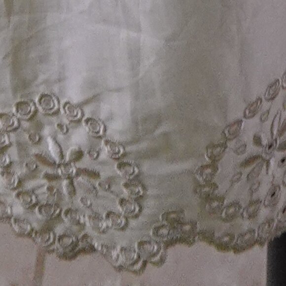 Boho Style Ruffle Dress with Embroidery - Picture 3 of 3